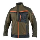 CXS NAOS Jacke, Khaki-HV Orange