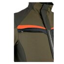 CXS NAOS Jacke, Khaki-HV Orange