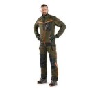 CXS NAOS Jacke, Khaki-HV Orange