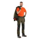 CXS NAOS Jacke, Khaki-HV Orange