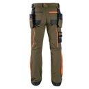 CXS NAOS Herrenhose, Khaki-HV Orange