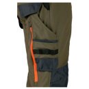 CXS NAOS Herrenhose, Khaki-HV Orange