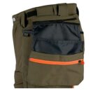 CXS NAOS Herrenhose, Khaki-HV Orange