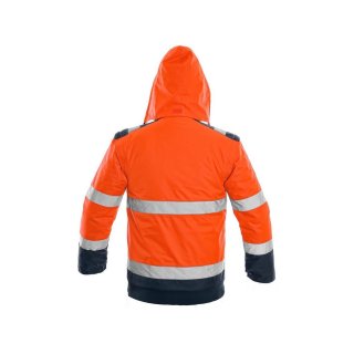CXS LUTON Warnschutzjacke Winter / orange