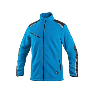 CXS 4ENVI SOLIS, Herren, Fleece, azurblau-schwarz