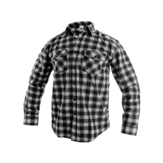 CXS TOM Hemd, grau-schwarz