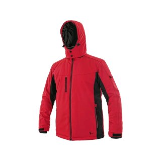 CXS VEGAS / Winterjacke, rot-schwarz